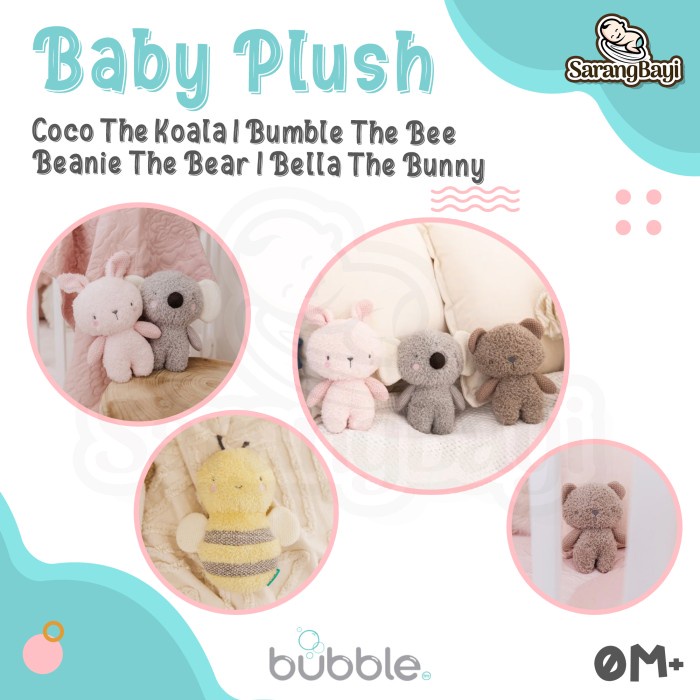 Bubble Baby Knitted Plush Toy / Cuddle Toy / Boneka Anak Bayi 