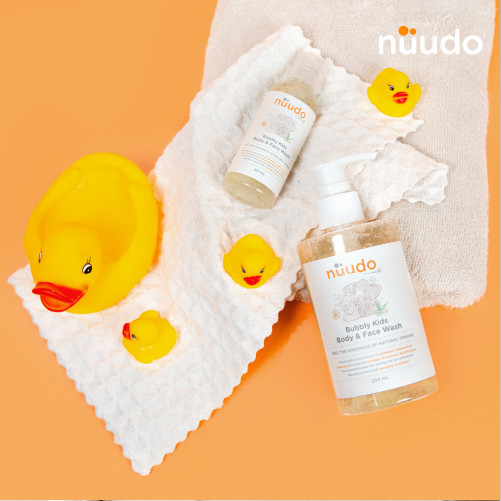 Nuudo Bubbly Kids Body and Face Wash / Sabun Mandi Anak Travel Size Home Size Refill