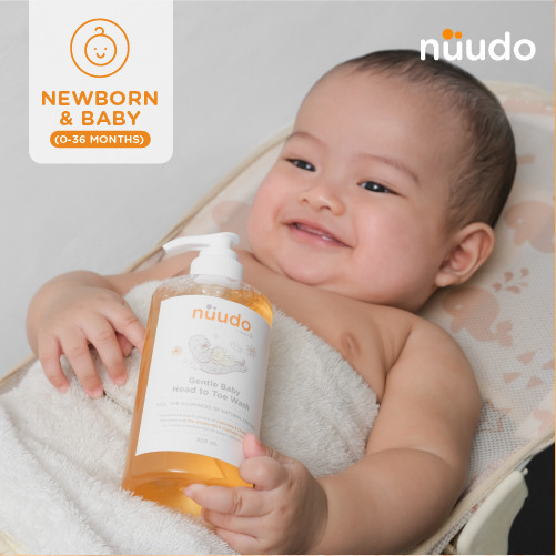 Nuudo Gentle Baby Head To Toe Wash / Sabun Mandi Anak Bayi Travel Size Home Size Refill