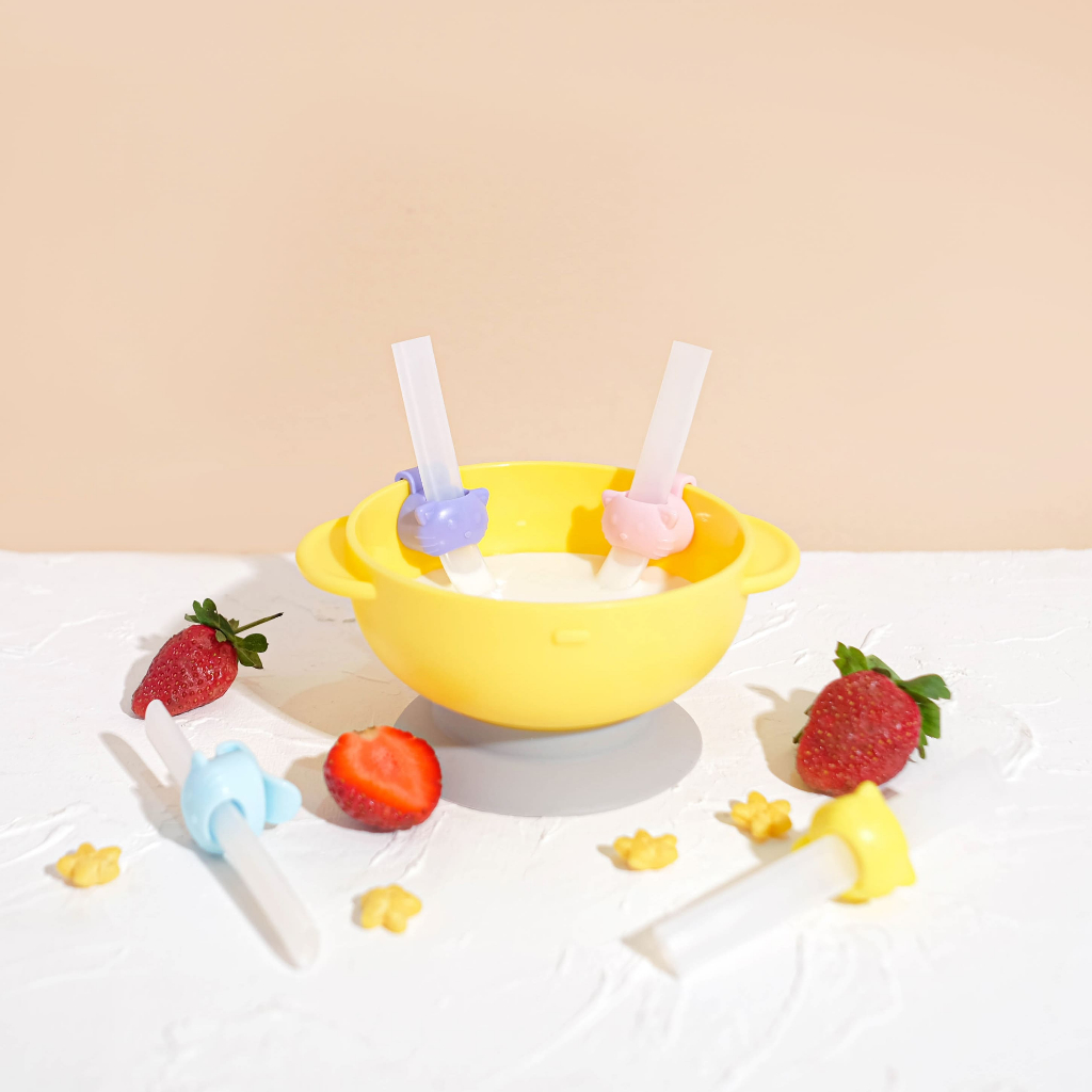 Little Dimple Straw and Clip / Sedotan Minum Travelling