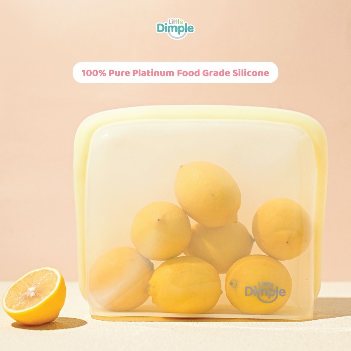 Little Dimple Silly Pouch / Silicone Pouch / Kantong Silikon Sterilisasi Serbaguna Traveling 2000ml 3500ml 4000ml