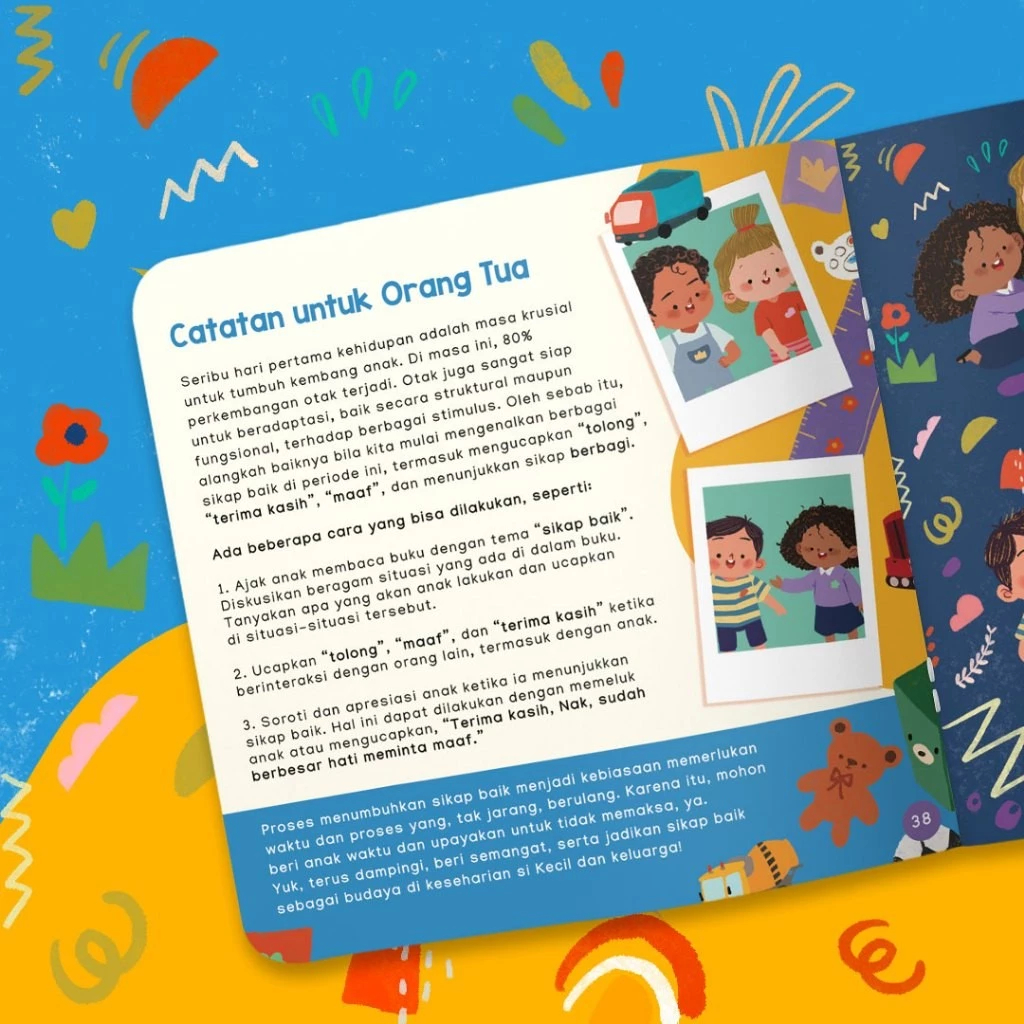 Tentang Anak Soft Cover Book / Buku Cerita Anak Bergambar | Kumpulan Seri Sikap Baik