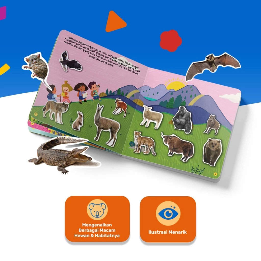 Tentang Anak Activity Busy Book / Velcro Sticker Busy Book Stiker Lepas Pasang / Wipe and Clean Board Book / Buku Aktivitas Anak Hewan Transportasi Senandung Kejora / Quiet Book