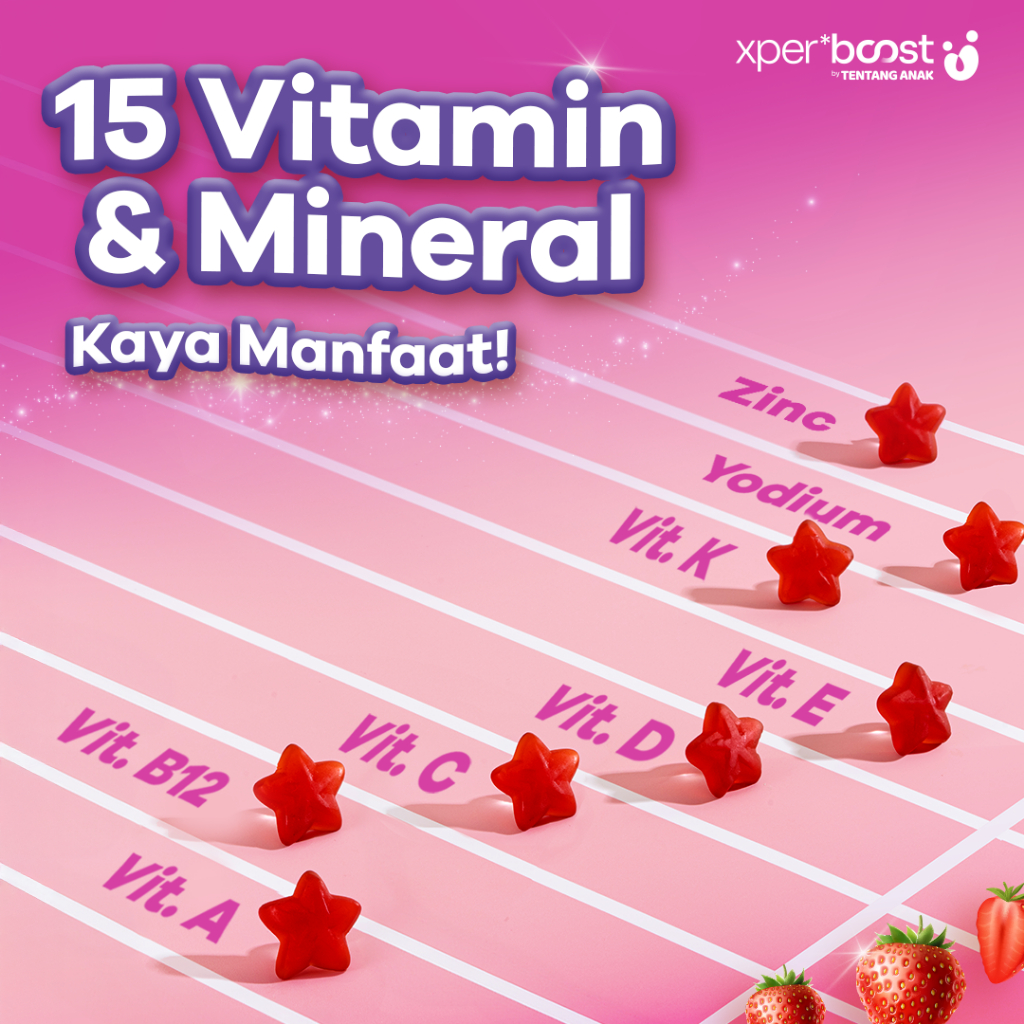Expert Boost VitKids Multi Vitamin Gummy / Xpert Boost Multivitamin Anak