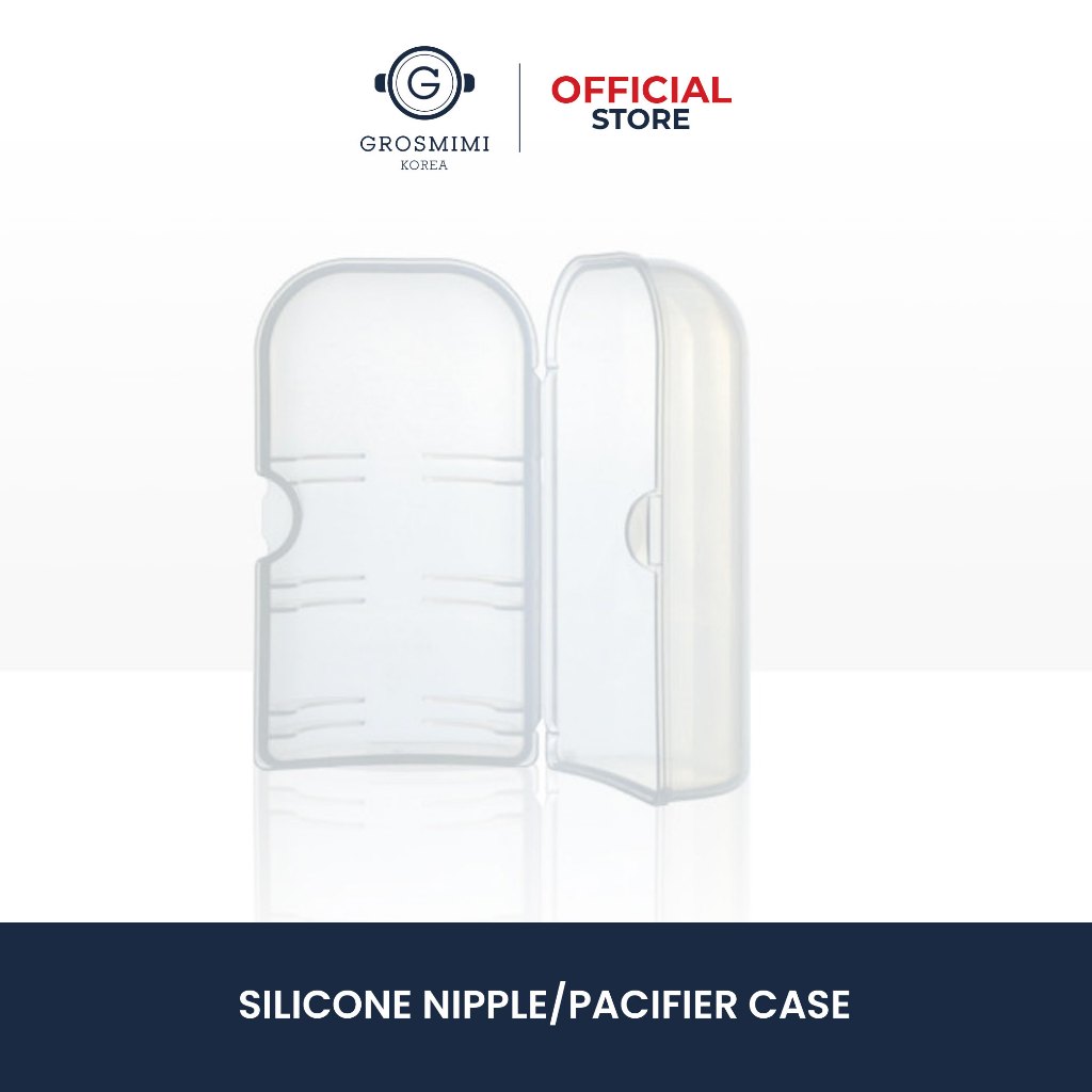 Grosmimi Silicone Nipple / Pacifier Case | Tempat Penyimpanan Dot