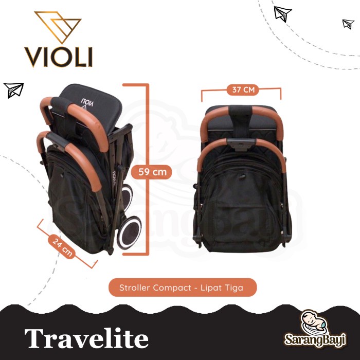 Violi Stroller Travelite / Kereta Dorong Bayi