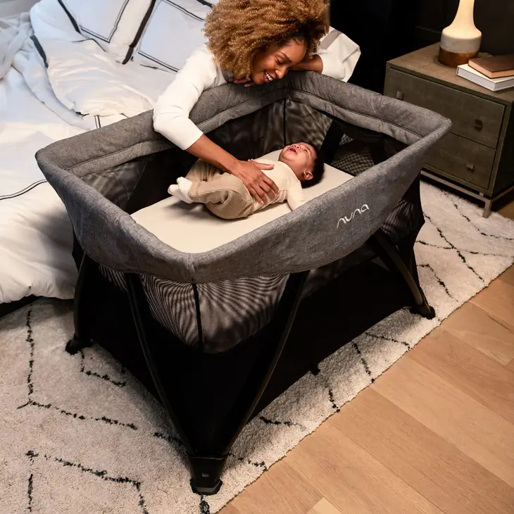 Nuna Sena Aire Sleeping Baby Cot / Box Tempat Tidur Anak Bayi | Charcoal / Riveted