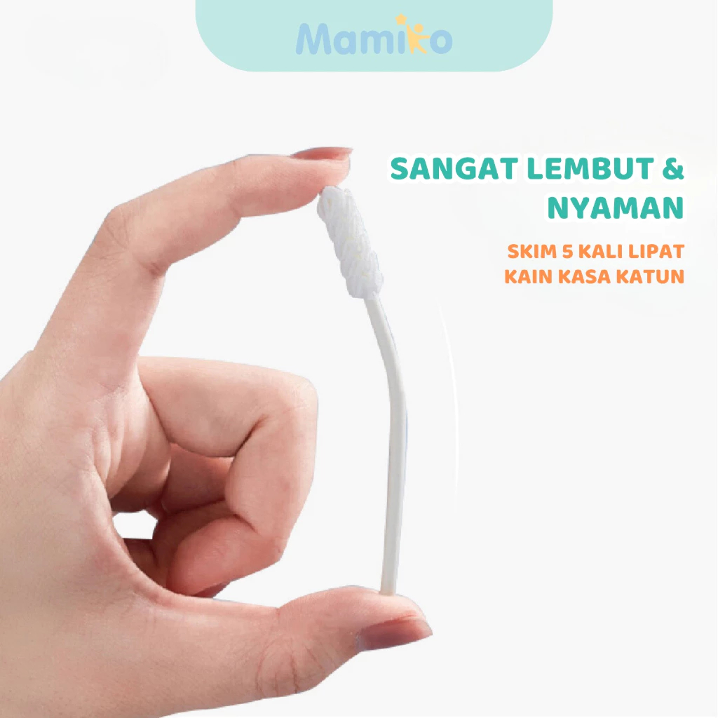 Mamiko Baby Oral Cleaner / Pembersih Mulut Gigi Lidah Gusi Anak Bayi