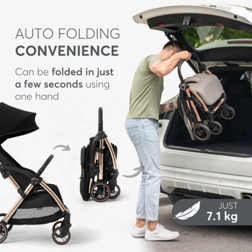Kikkaboo Pushchair Eden Autofold Stroller / Kereta Dorong Bayi
