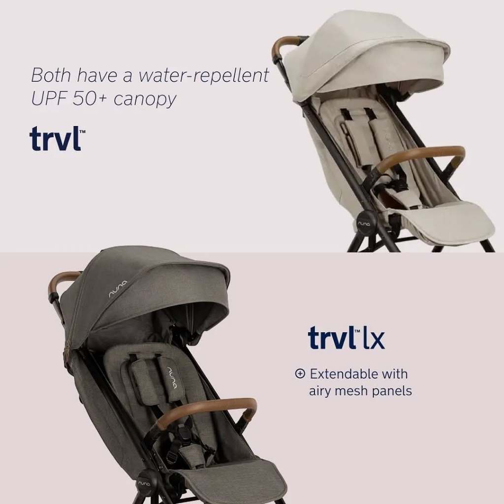 Nuna TRVL / TRVL LX Autofold Travel Stroller | Kereta Dorong Bayi