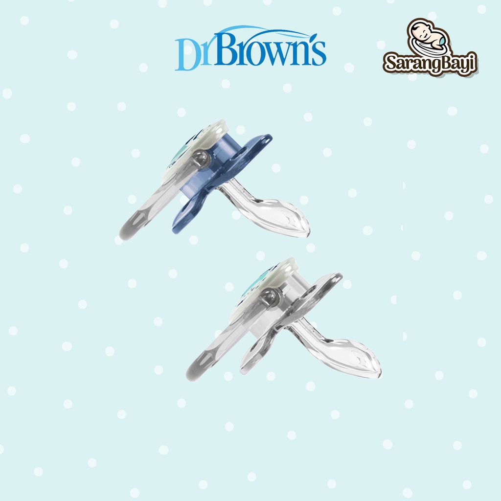 Dr Browns PreVent Pacifier Glow In The Dark Soother Empeng Bayi
