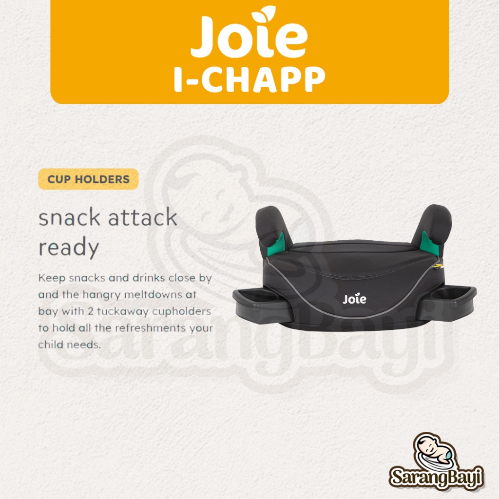 Joie I Chaap Backless Booster Car Seat / Kursi Mobil Tempat Duduk Anak