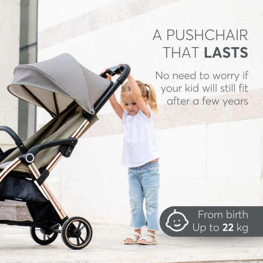 Kikkaboo Pushchair Eden Autofold Stroller / Kereta Dorong Bayi