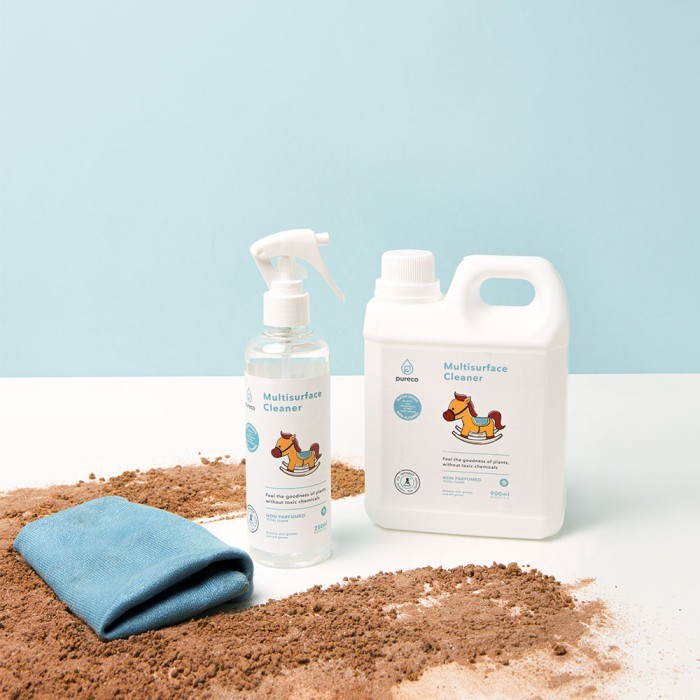 Pureco Multisurface Cleaner / Pembersih Non Alkohol Serbaguna / Semprotan Sanitasi Travel Size Home Size Refill