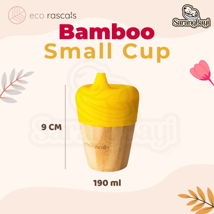 Eco Rascals Bamboo Small Cup / Gelas Minum Anak