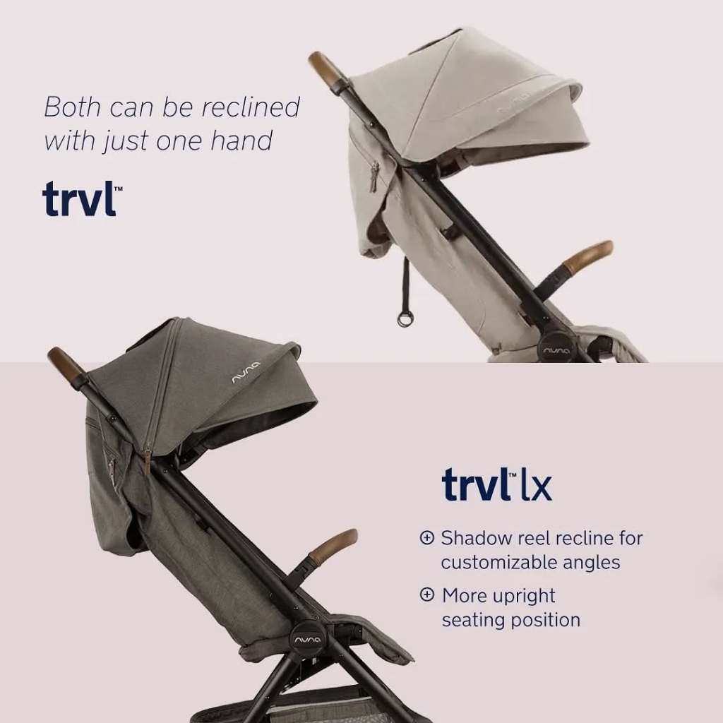 Nuna TRVL / TRVL LX Autofold Travel Stroller | Kereta Dorong Bayi