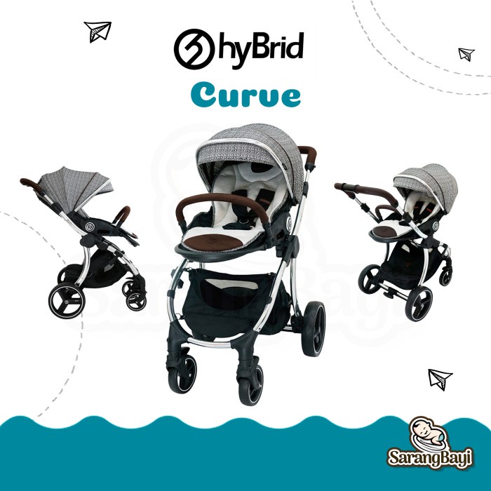Hybrid Curve Stroller / Kereta Dorong Bayi
