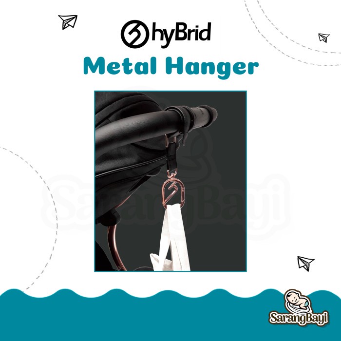 Hybrid Stroller Metal Hanger Hook / Gantungan Stroller