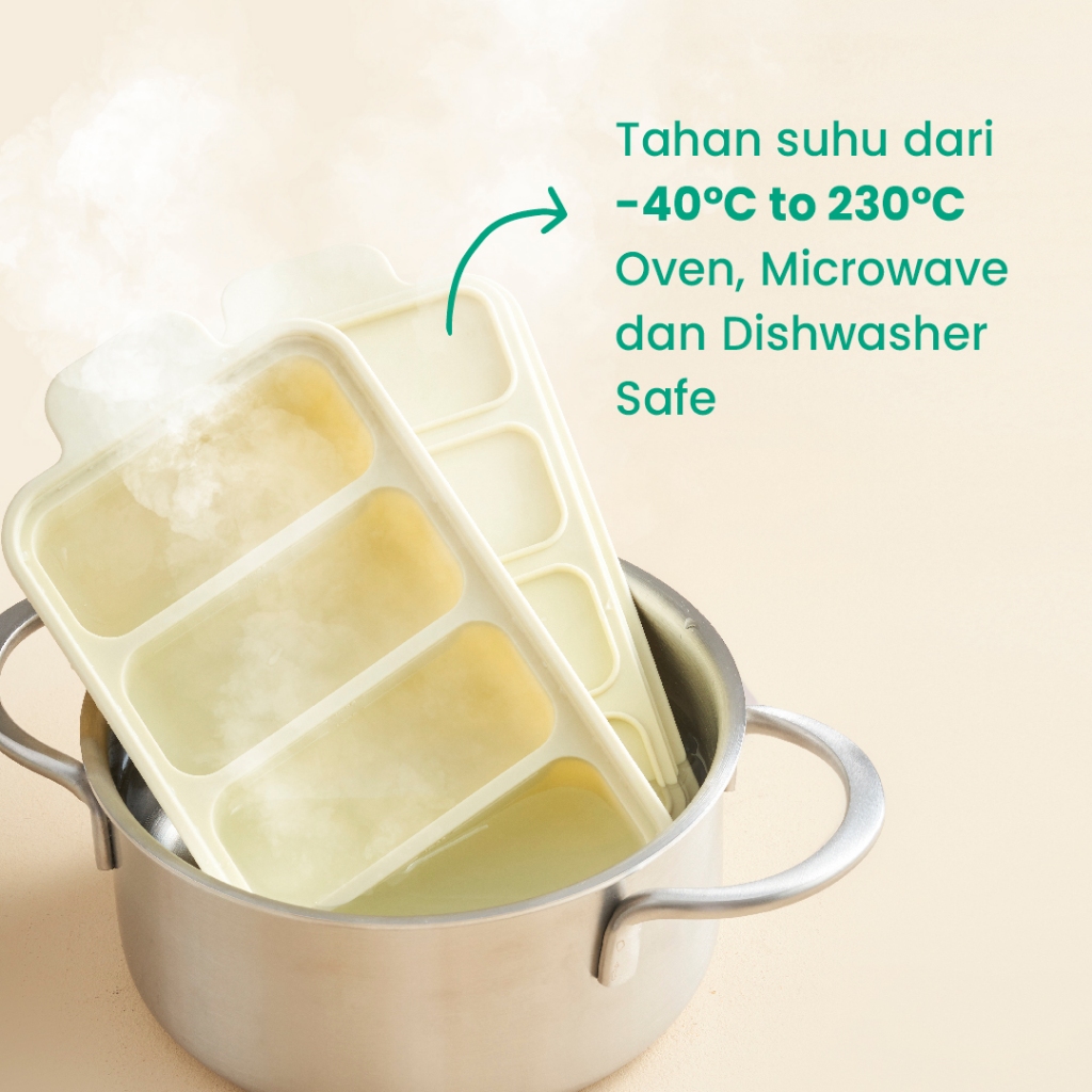 Little Dimple Colorpop Cubes / 4 Cubes 5 Cubes | Wadah Cetakan Mpasi Kaldu Beku