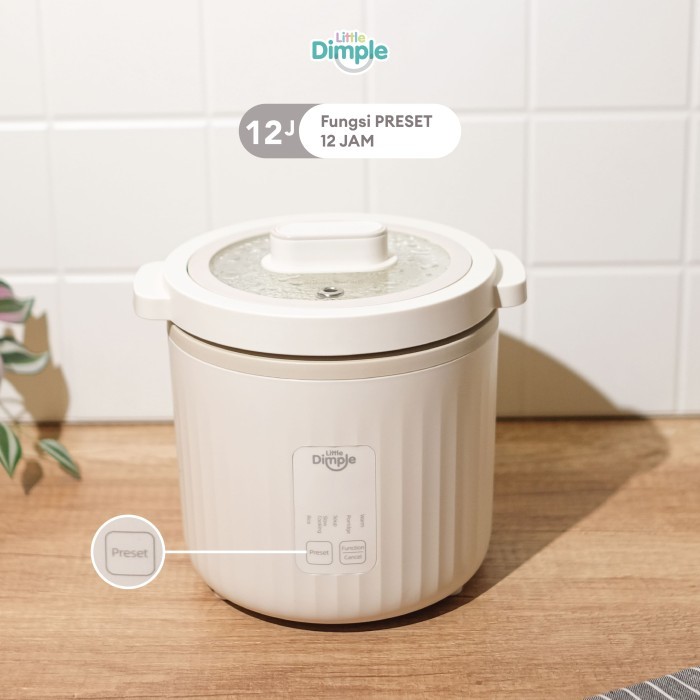 Little Dimple Healthy Multi Cooker / Slow Cooker Rice Cooker Multifungsi MC 858