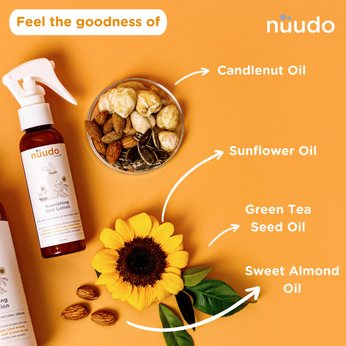 Nuudo Nourishing Hair Lotion / Lotion Rambut Anak Bayi