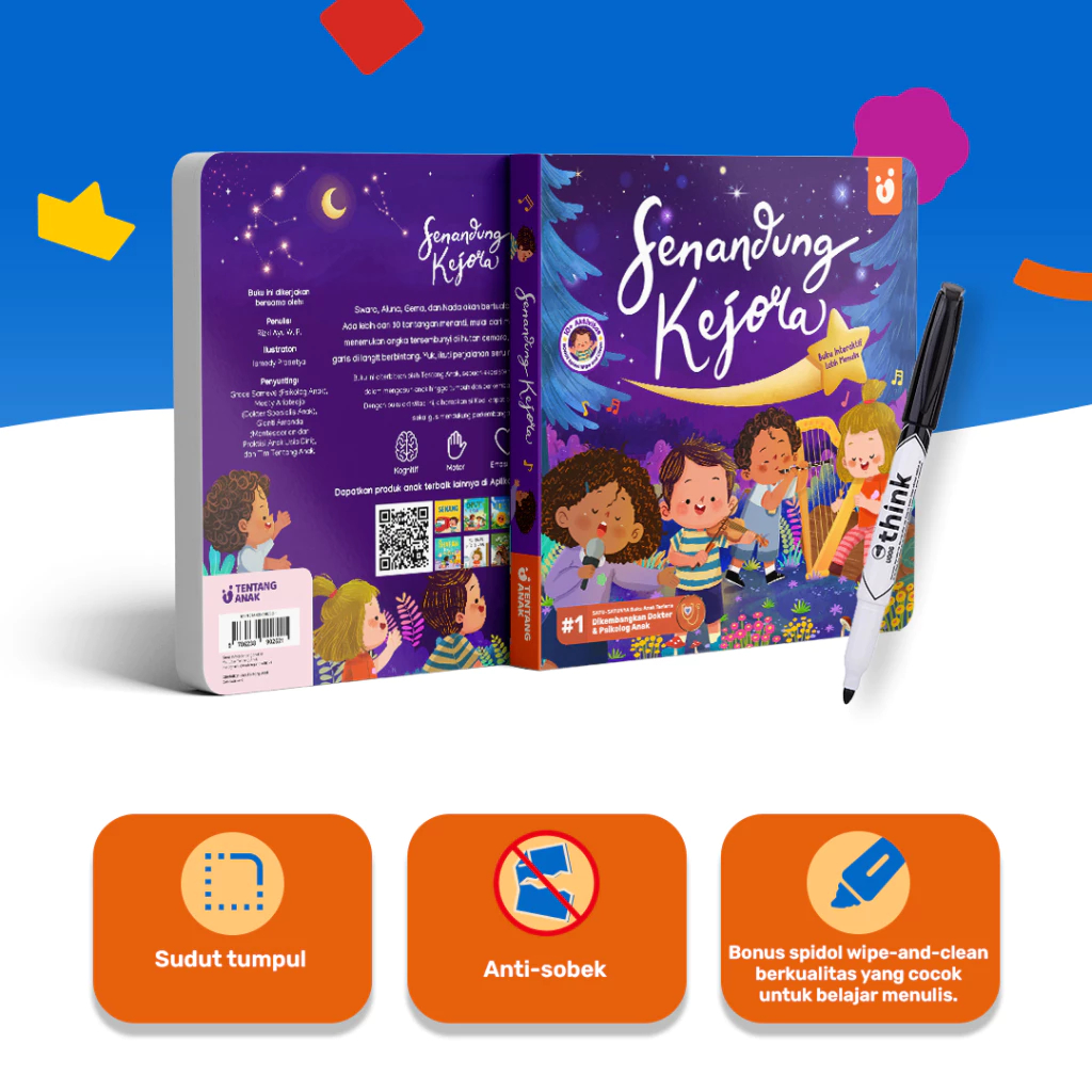 Tentang Anak Activity Busy Book / Velcro Sticker Busy Book Stiker Lepas Pasang / Wipe and Clean Board Book / Buku Aktivitas Anak Hewan Transportasi Senandung Kejora / Quiet Book