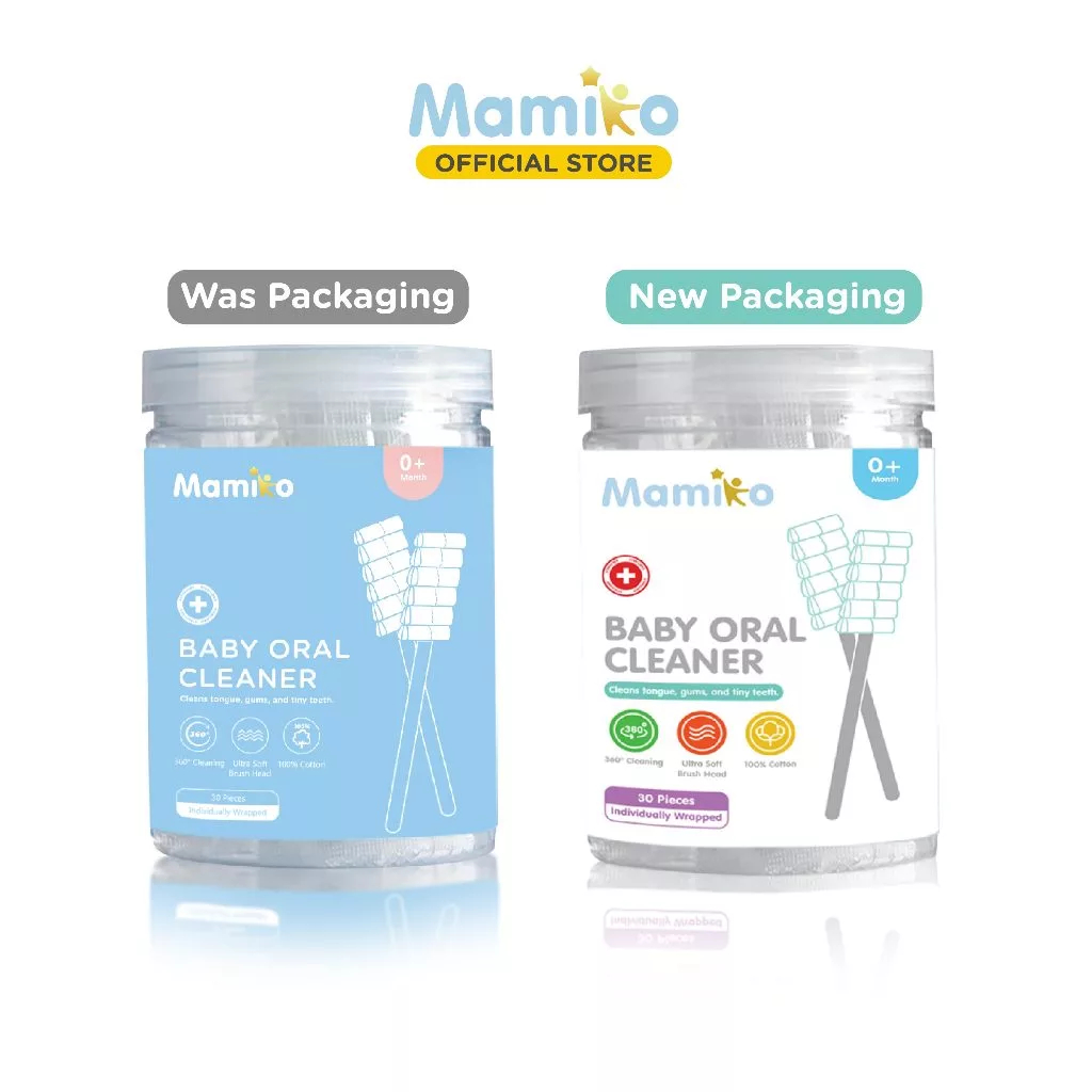 Mamiko Baby Oral Cleaner / Pembersih Mulut Gigi Lidah Gusi Anak Bayi
