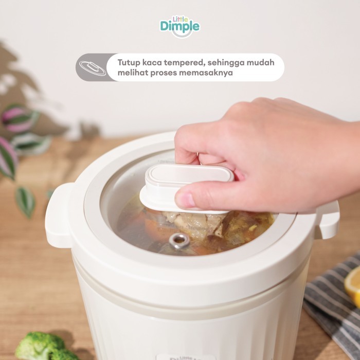 Little Dimple Healthy Multi Cooker / Slow Cooker Rice Cooker Multifungsi MC 858