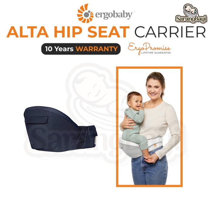 Ergobaby Alta Hip Seat Baby Carrier / Gendongan Bayi