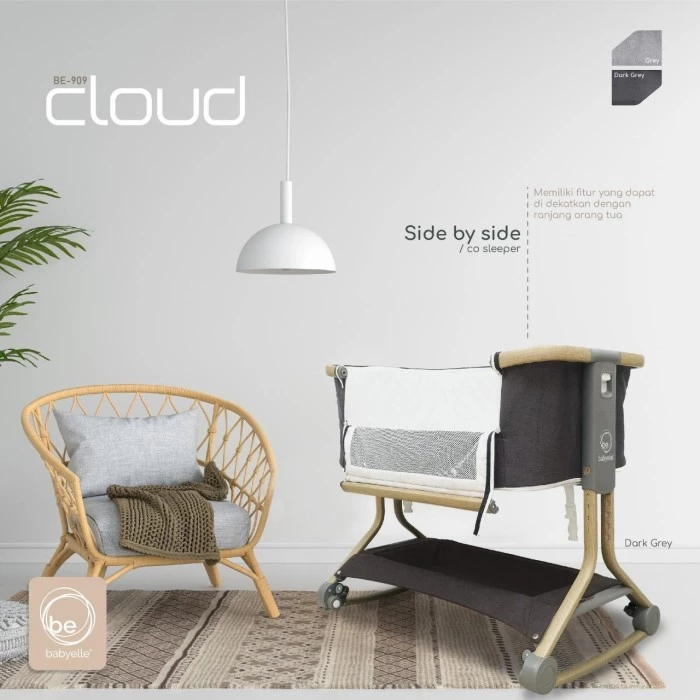 Babyelle Cloud Baby Box Deluxe 3 in 1 BE 909 | Tempat Tidur Bayi