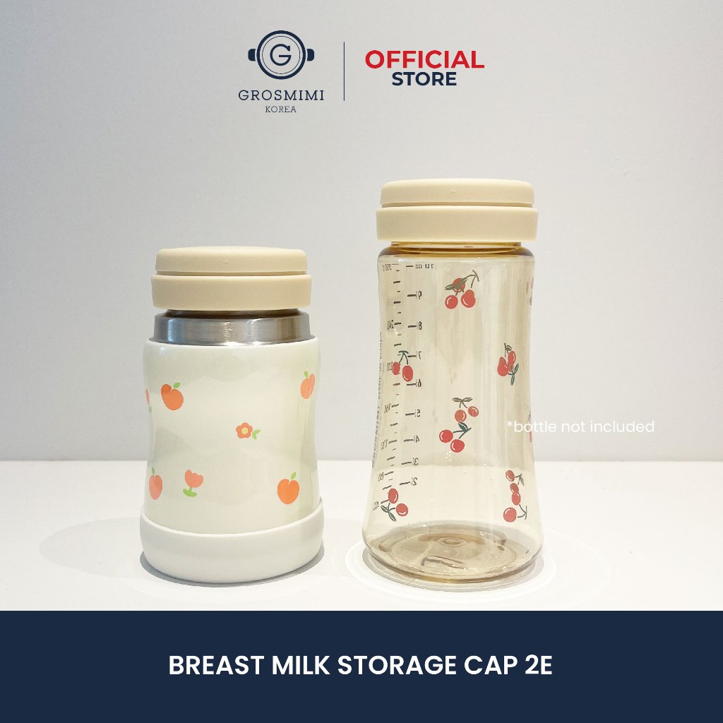 Grosmimi Breast Milk Storage Cap / Breastmilk Bottle Lid | Tutup Botol Penyimpanan