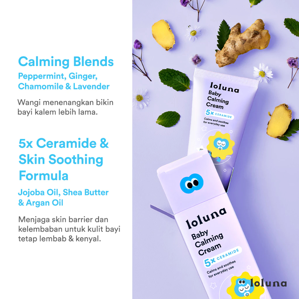 Loluna Baby Calming Cream / Krim Penghangat Menenangkan Anak Bayi