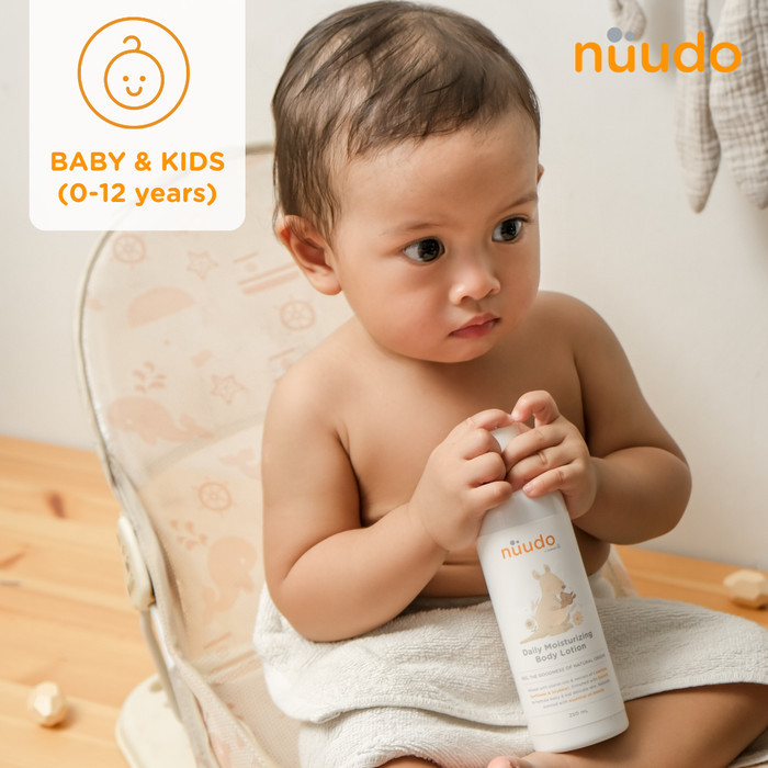 Nuudo Daily Moisturizing Body Lotion / Baby Lotion Krim Moisturizer Bayi Travel Size Home Size