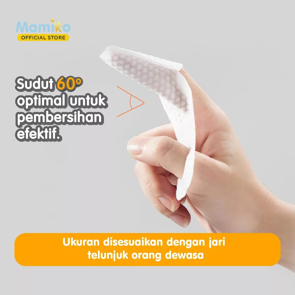 Mamiko Baby Finger Oral Wipes / Pembersih Lidah Bayi Disposable
