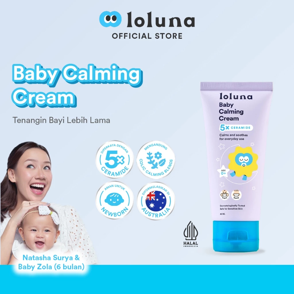 Loluna Baby Calming Cream / Krim Penghangat Menenangkan Anak Bayi