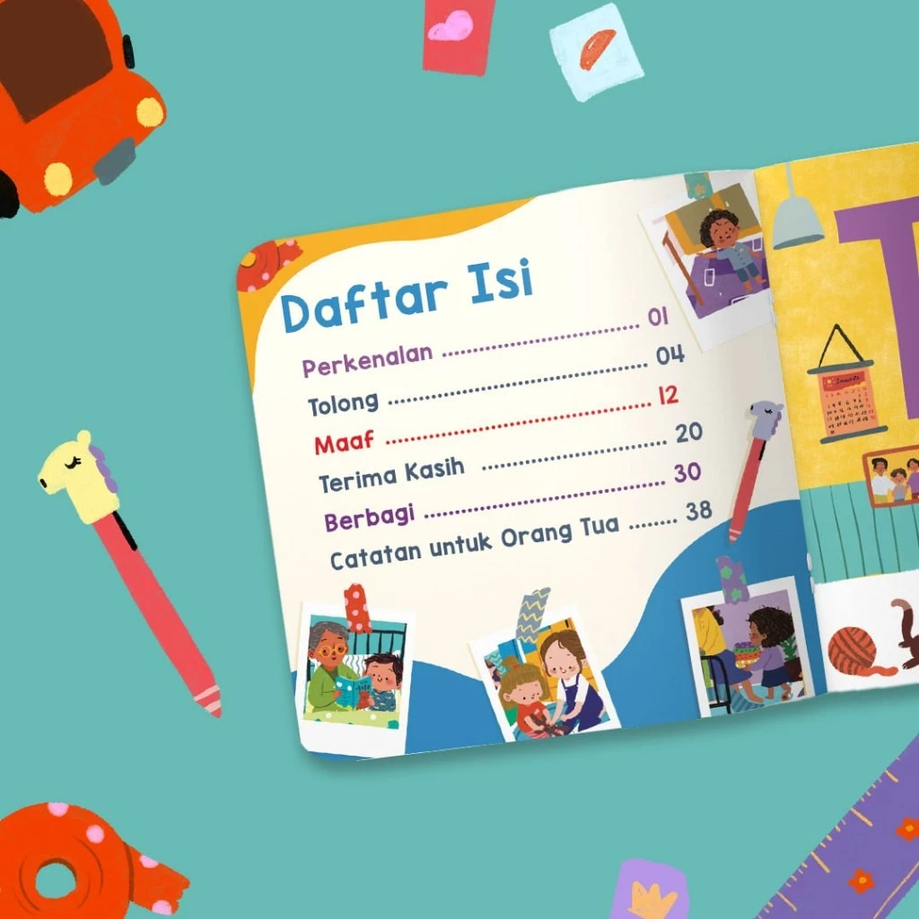 Tentang Anak Soft Cover Book / Buku Cerita Anak Bergambar | Kumpulan Seri Sikap Baik