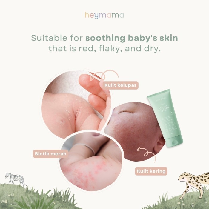 Heymama Daily Mild Face and Body Lotion / Losion Bayi Kulit Sensitif