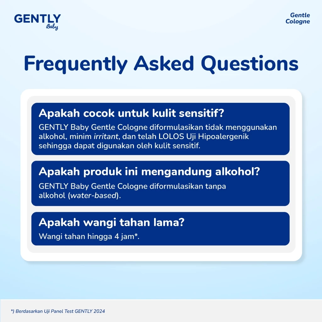 Gently Baby Gentle Cologne / Parfum Anak Bayi