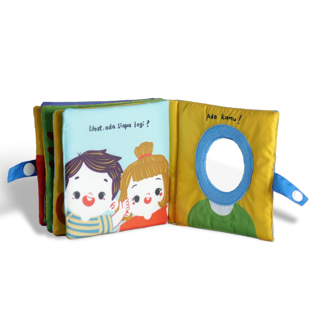 Tentang Anak Soft Book Lihat! Horeee! / Buku Tummy Time / Buku Stimulasi Anak Newborn 0-6 Bulan