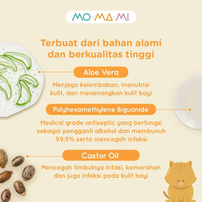 Momami Anti Bacterial Wipes Wet Tissue / Tisu Basah Anti Bakteri Bayi