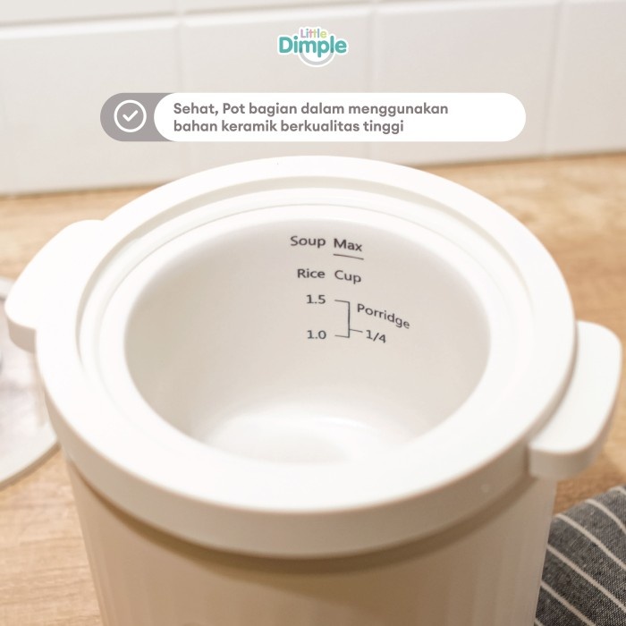 Little Dimple Healthy Multi Cooker / Slow Cooker Rice Cooker Multifungsi MC 858