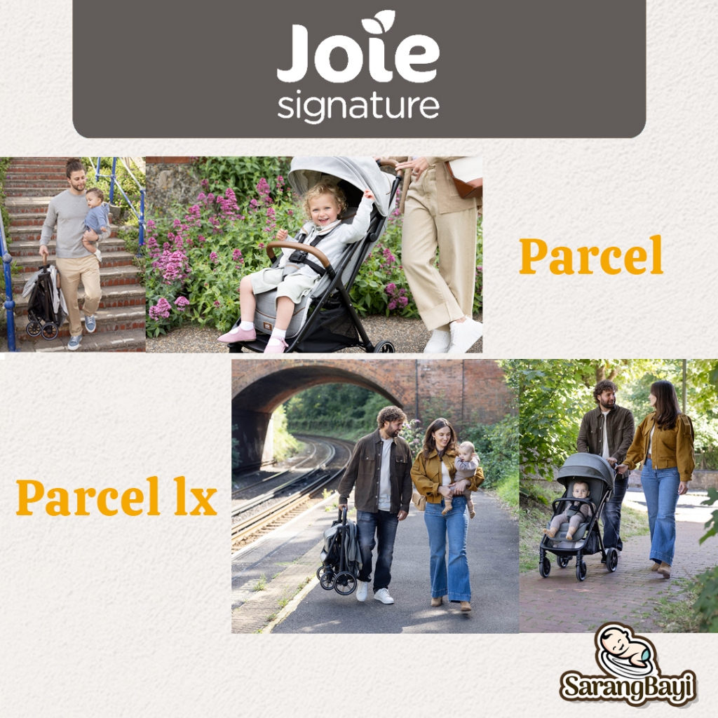Joie Signature Parcel / Parcel LX Autofold Travel Stroller | Kereta Dorong Bayi