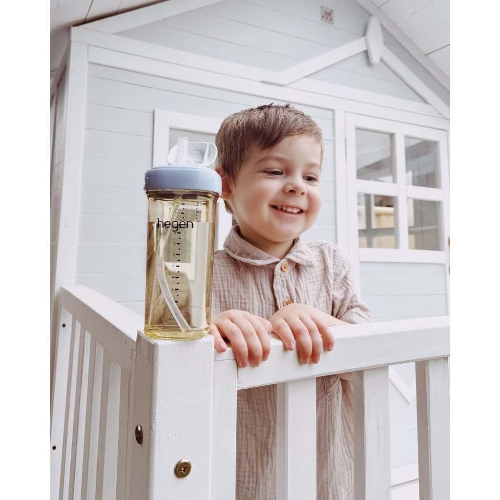 Hegen PCTO Straw Cup PPSU / Botol Minum Sedotan Anak | 8oz 240ml Slow Flow 6M+ / 11oz 330ml 9M+
