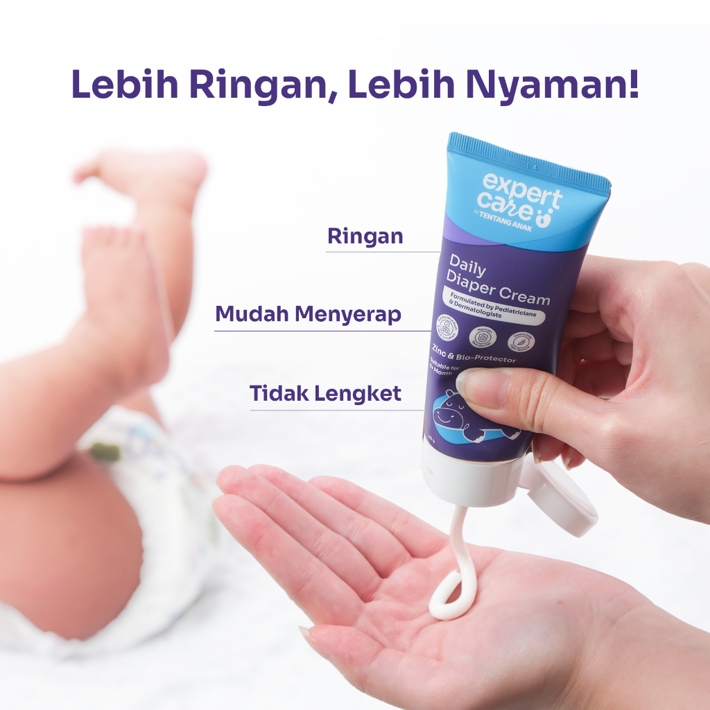 Expert Care Daily Diaper Cream | Diaper Rash Cream / Krim Kulit Ruam