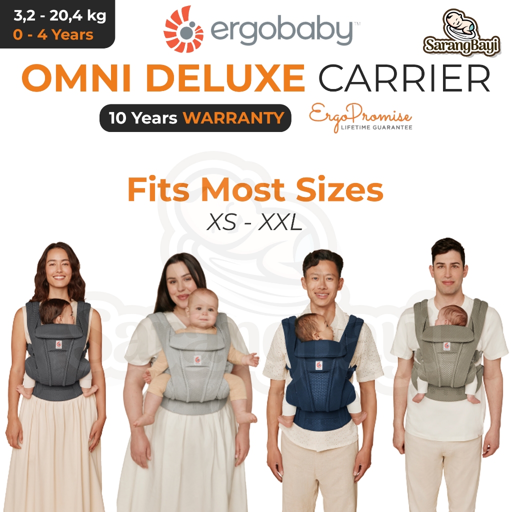 Ergobaby Omni Deluxe MESH Baby Carrier / Gendongan Bayi SSC