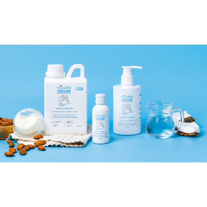 Nuudo Dermaprotect Gentle Cleanser / Sensitive Skin Liquid Soap / Sabun Mandi Kulit Sensitif Travel Size Home Size Refill