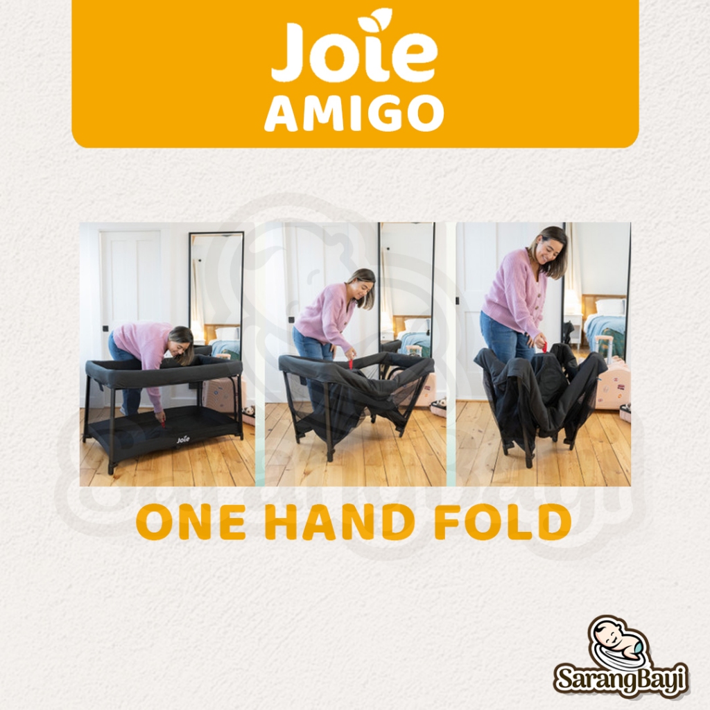 Joie Playard Amigo 120 Travel Cot / Baby Box Tempat Tidur Bayi