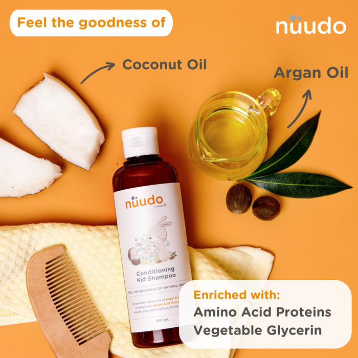 Nuudo Conditioning Kids Shampoo / Shampo Anak Travel Size Home Size Refill