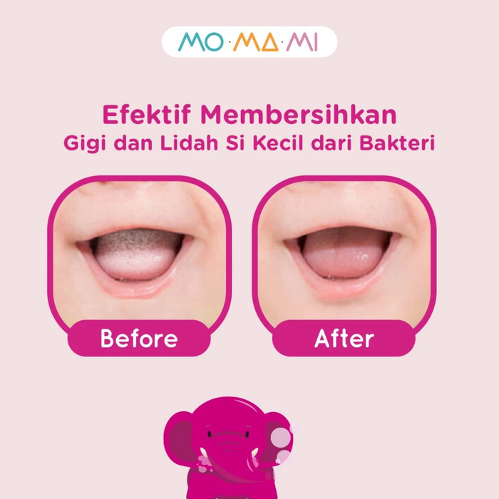 Momami Tooth and Gum Wipes / Tisu Basah Pembersih Gigi dan Gusi Bayi dengan Xylitol