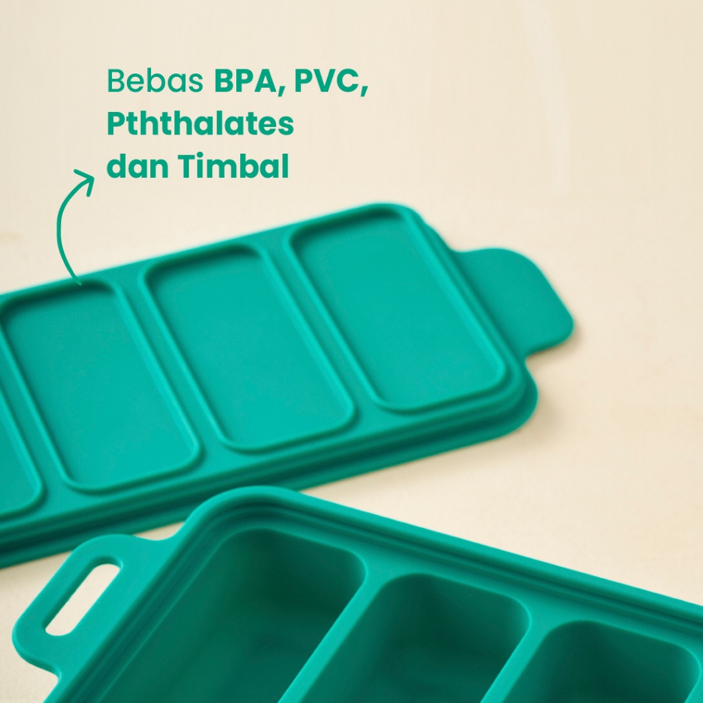 Little Dimple Colorpop Cubes / 4 Cubes 5 Cubes | Wadah Cetakan Mpasi Kaldu Beku